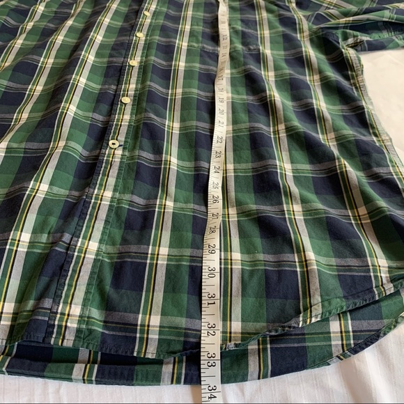 Nautica 80's Two-Ply Cotton button down men's shirt. 3XL - Picture 10 of 12